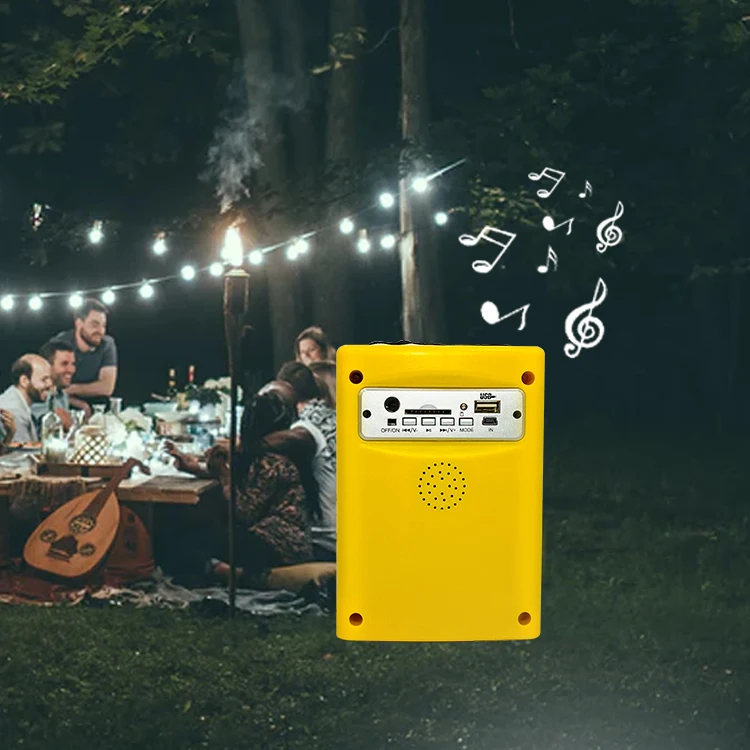 Solar kit 5W with 3 lights USB FM Other solar related products