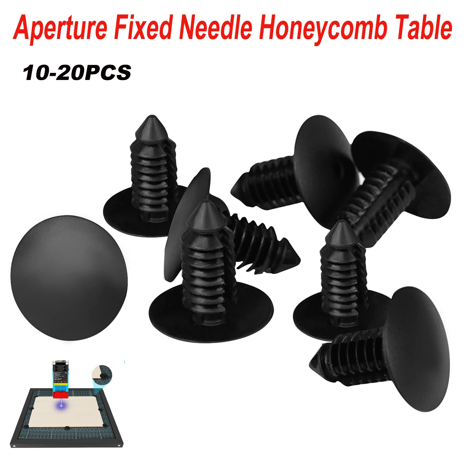 TwoTrees 9mm/7.5mm 10-20Pcs Aperture Fixed Needle Honeycomb Table Platform for Fixed Engraving For TTS TS2 and Other CO2 Machine