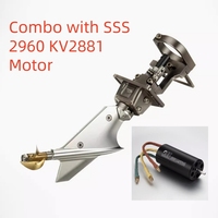 TFL Simulation Inboard Stern Engine Motor F1 Rowing Power Drive System  w/ Steering Function w/2960 Motor for Electric RC Boat