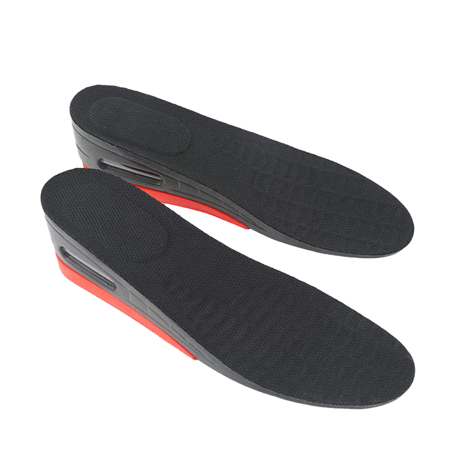 

Pair Air Shoe Lift Height Increase Heel Insoles Taller Red Size S Comfortable PU Cushion Pain Relief