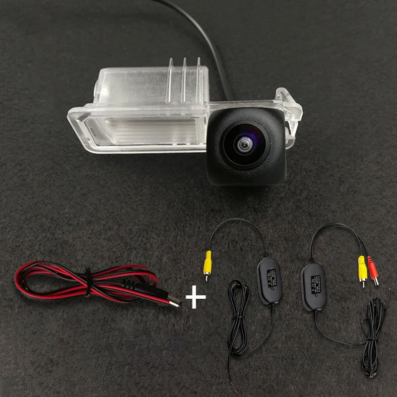 For VW Polo V (6R) Golf 6 VI Passat CC Magotan HD Wireless Car CCD Rear Camera Fisheye 8 12 led dynamic Night Vision waterproof