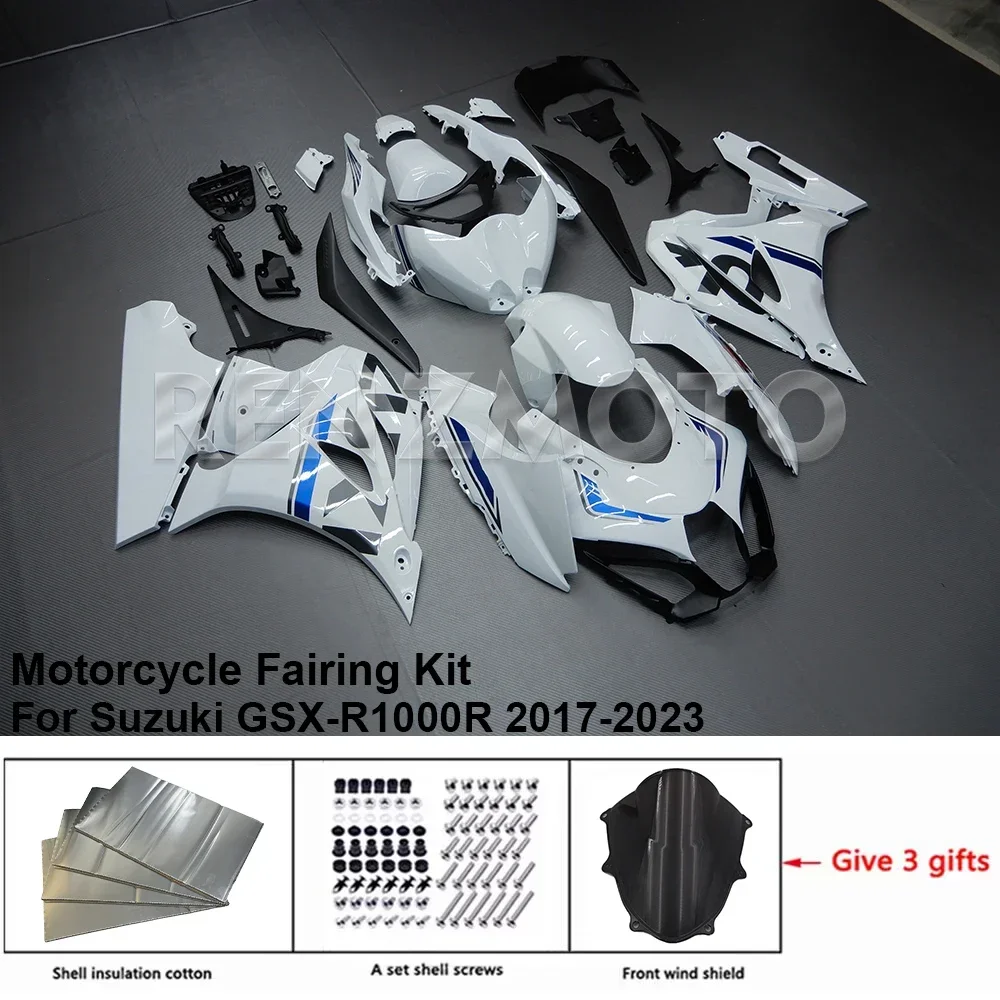 Motorcycle Fairing Set Body Kit Plastic For Suzuki GSX-R1000 / GSX-R1000R 2017-2023 Accessories Injection Bodywork S1017-101a