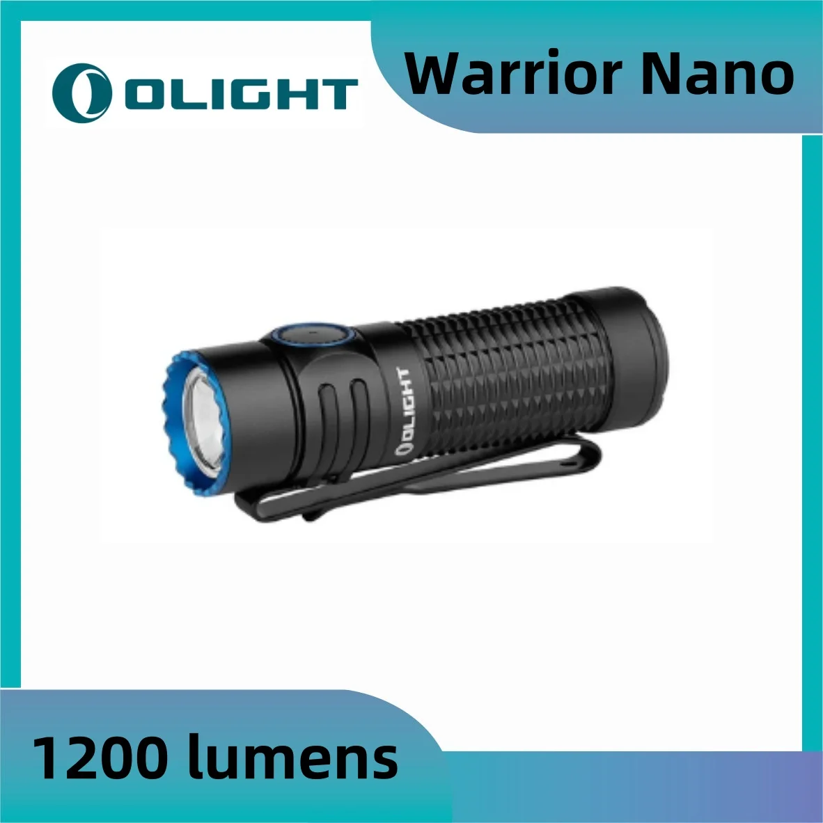 Olight Warrior Nano led flashlight，1200 lumens,MCC-1A Magnetic USB Charging, Including Battery