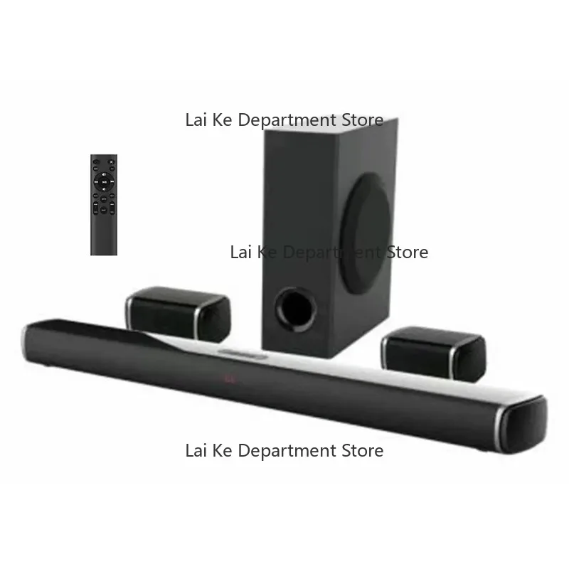 5.1 Wireless Subwoofer Bluetooth Home Theater Soundbar Set for Living Room - 3D Surround Sound