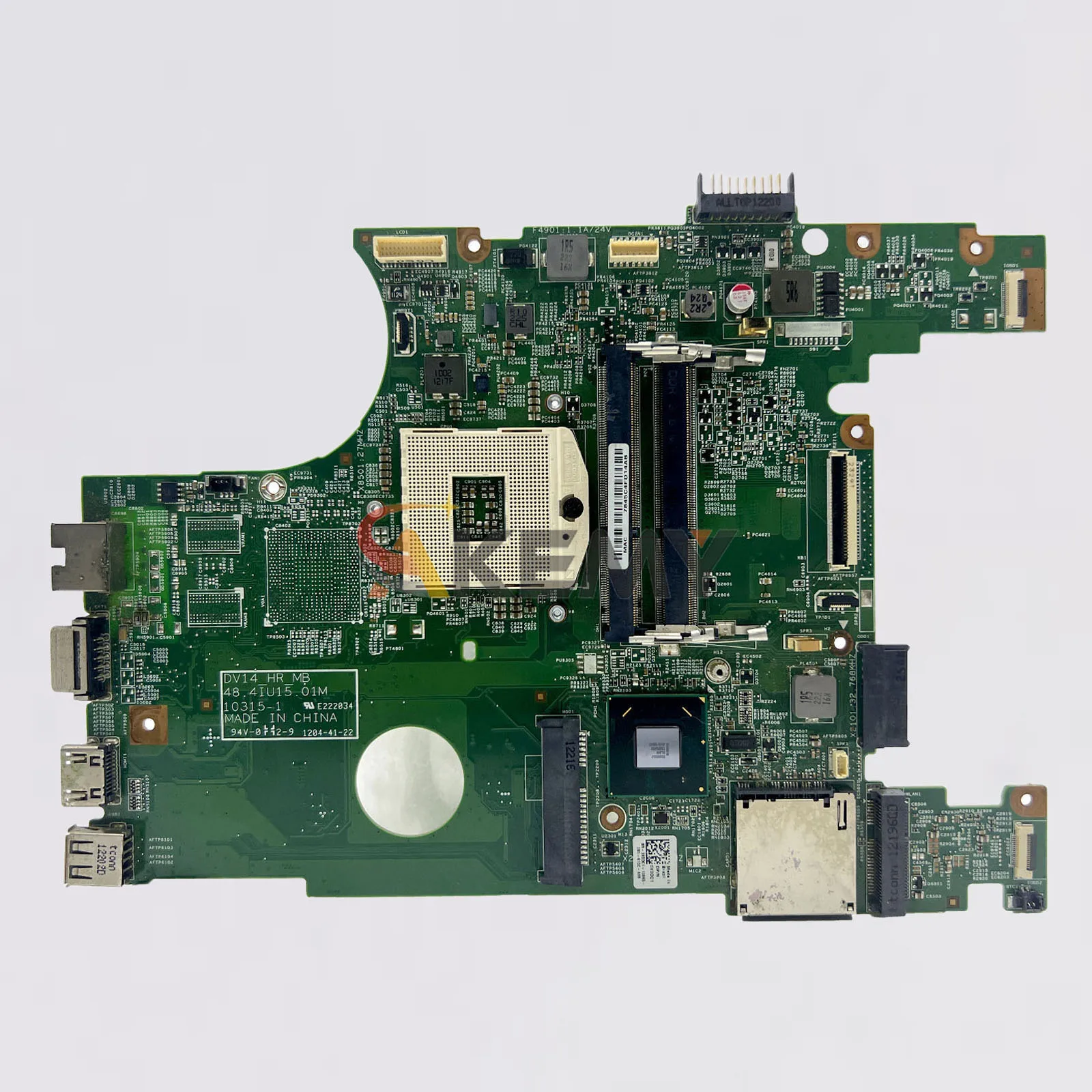 Para DELL 14R N4050 placa base del cuaderno CN-0X0DC1 0X0DC1 10315-1 48.4IU15.011 SLJ4N HM67 probado OK