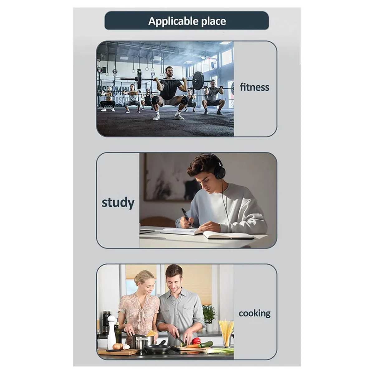 A71Z Digital Kitchen Dual Group Cycling Timer Three Timing Options,Mute/Turn Off Memory Function Timer for Cooking Studying