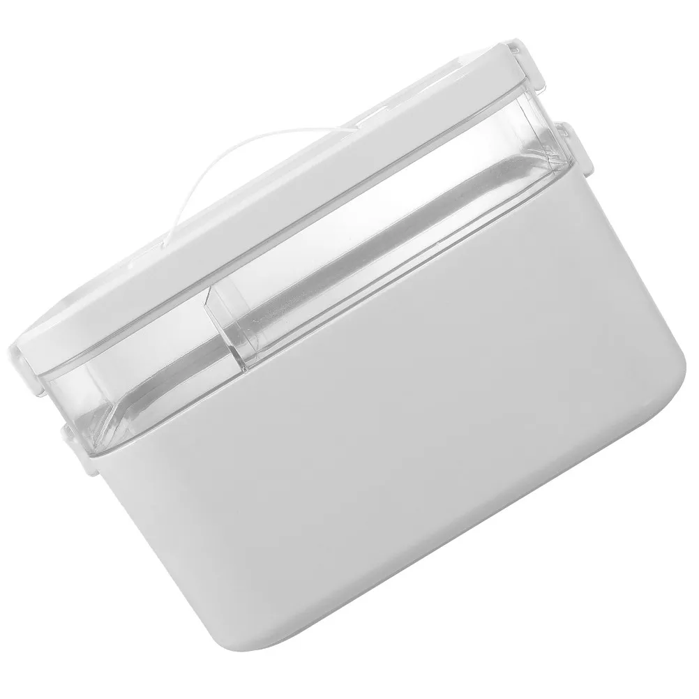 Large Capacity Medicine Storage Box Multi-Layer Portable Medicine Case for Home Office Emergency Kit Cosmetics Stationery Sewing