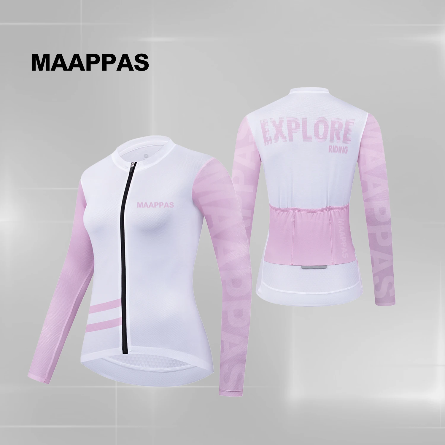 MAAPPAS cycling jersey Highway bike cycling long sleeved top with seamless fitting technology, ultra-thin cycling shirt