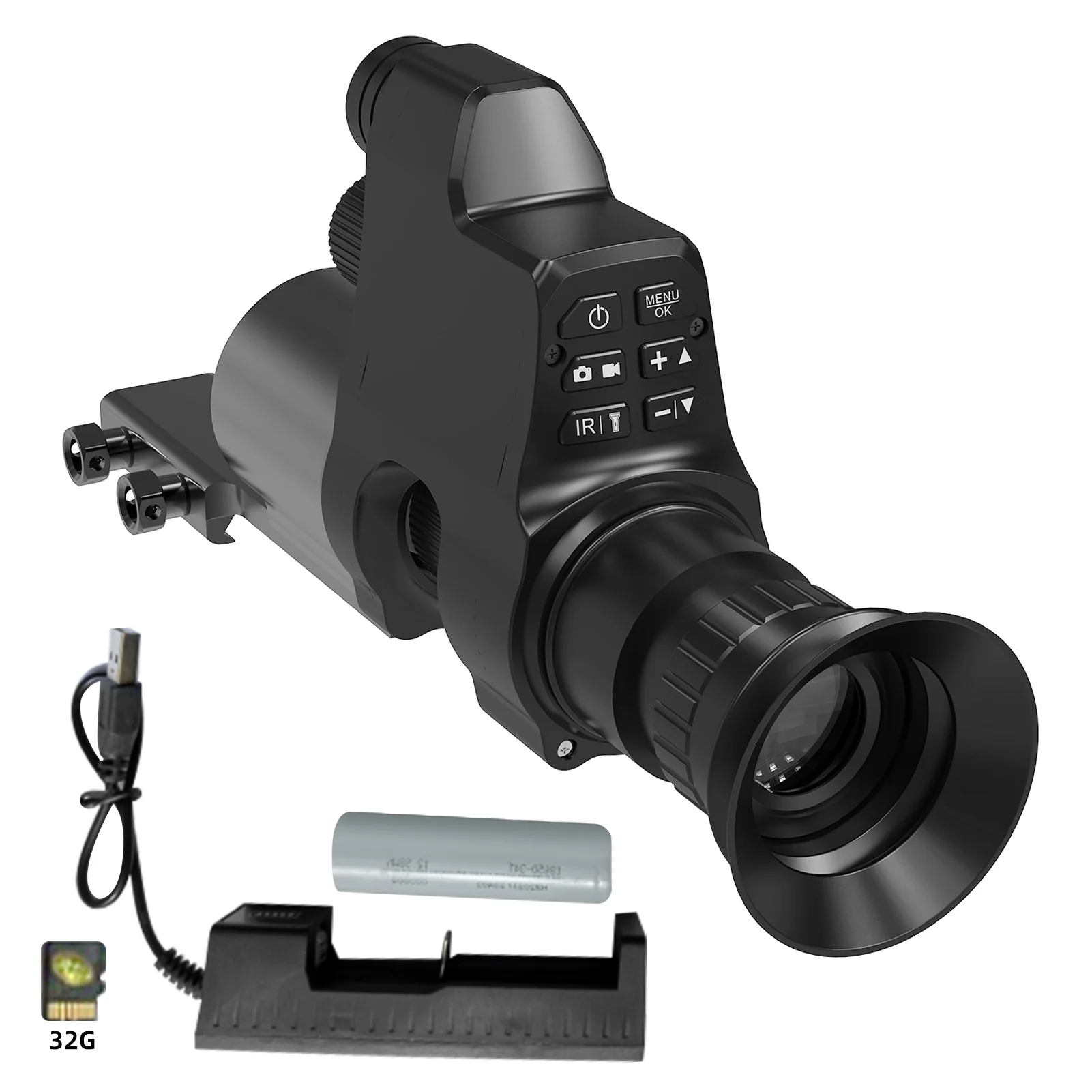 

Infrared Night Vision Monocular Digital Night Vision Scope 1080P Infrared Night Vision Monocular with 940nm IR Flashlight