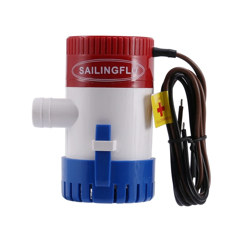 SAILINGFLO 12V Mini Boat Bilge Pump Bilge Pump 12V Submerse Kayak Rule Water Electric Volt Garden Rinse Wash