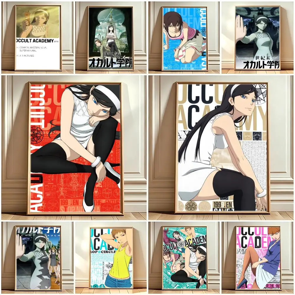 Japanese Anime O-Occult Academy Poster Print Painting Home Decor for Bedroom Living Room Hallway
