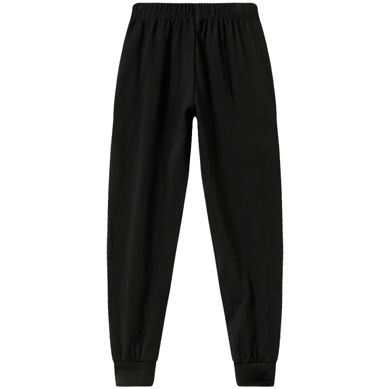 Pantalon de ballet en coton noir pour enfants, taille moyenne, pantalon de gymnastique Hip Hop, entraînement de danse pour enfants, filles et garçons, fjop