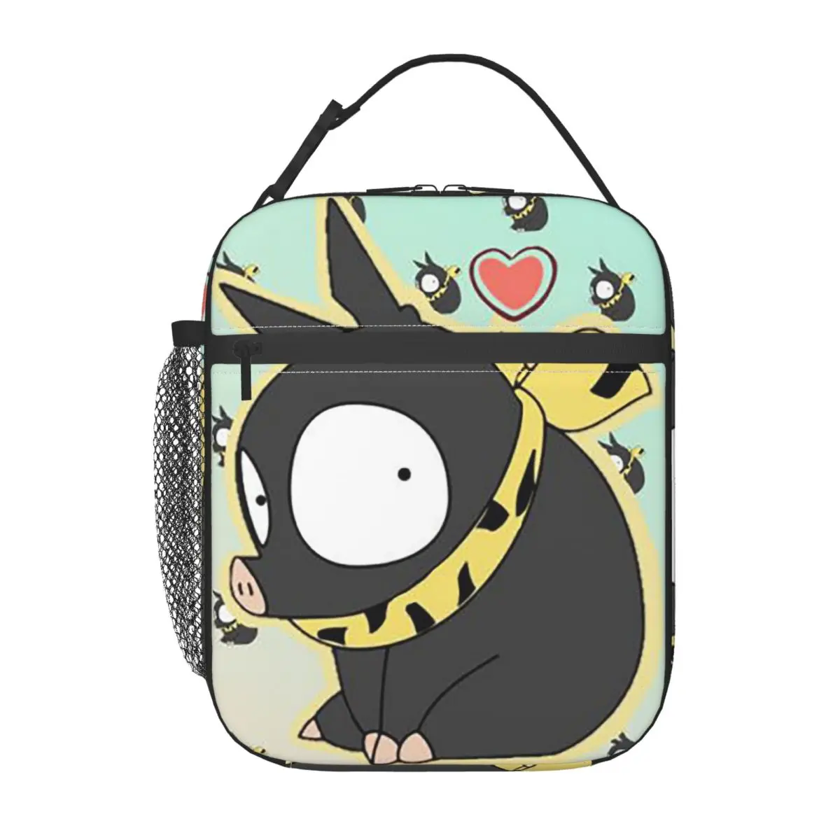 P-chan Ryoga Lost Pig Ranma 1/2 Adventure Comedy - Bolsa térmica para el almuerzo para mujeres y niños, cajas de comida a prueba de fugas, bolsa térmica para el almuerzo