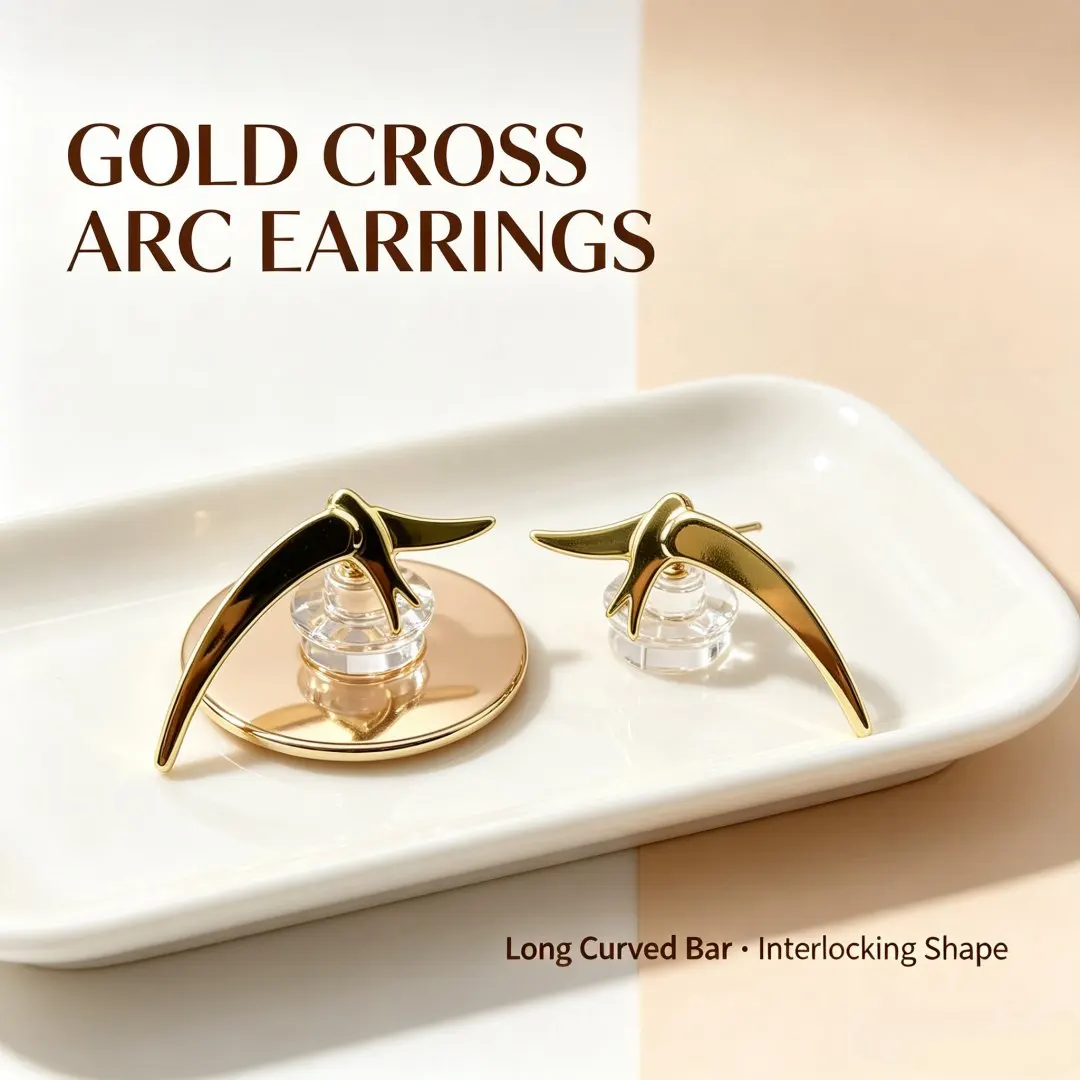 2026 Spain Minimalist Design Gold Swallow Wings Earrings Jewelry Accessories Festival Gift