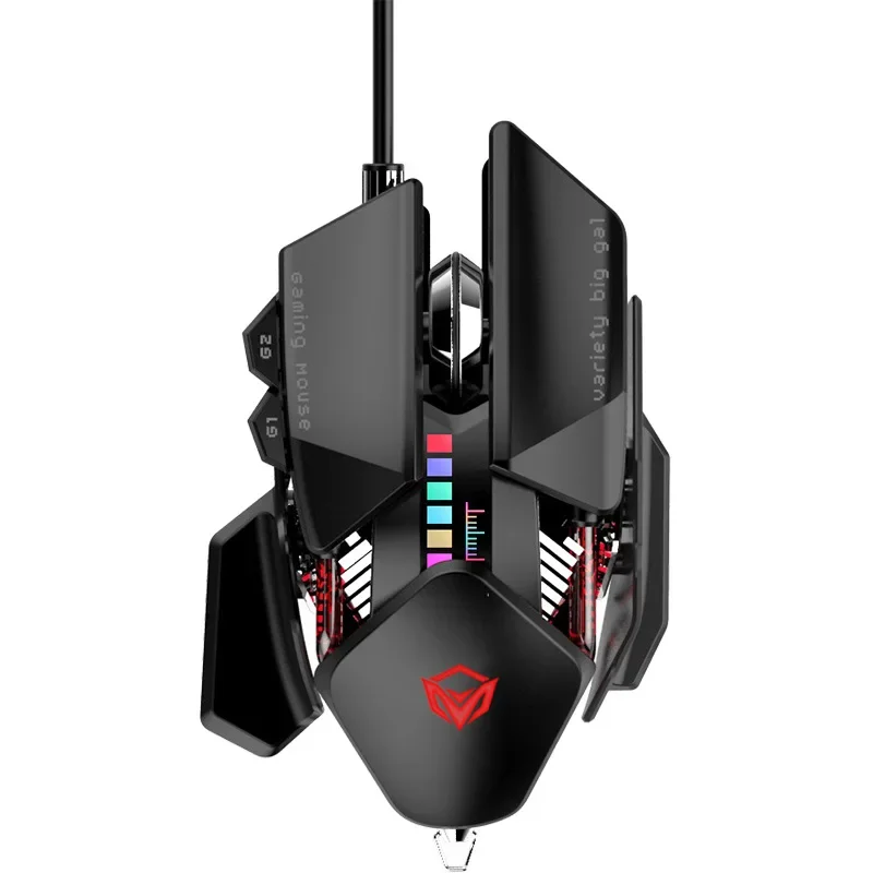 

Gm80 Usb Wired Led Dazzle Light Effect Transformers Game E-Sports Mechanical Mouse
