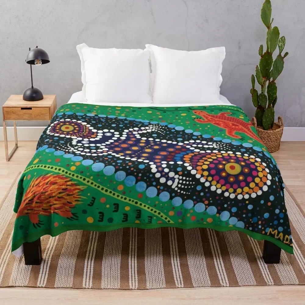 

River Life Throw Blanket Soft Warm Blanket Gift for Men Women Adults