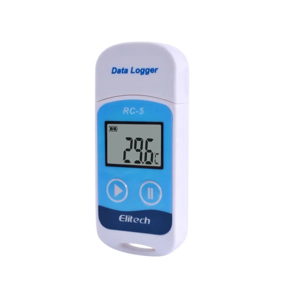 Elitech RC-5 Alta Precisão Digital USB Temperatura Data Logger, Armazém Armazenamento Refrigerado Transporte Laboratório