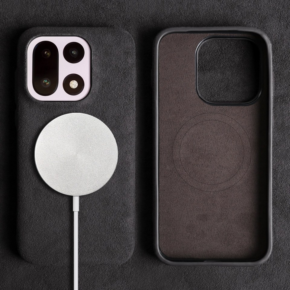  Full Coverage Magnetic for ALCANTARA Case For Oneplus 15 13R 12R 11 10PRO ACE5 for Magsafe Artificial Leather Suede Phone Cover 