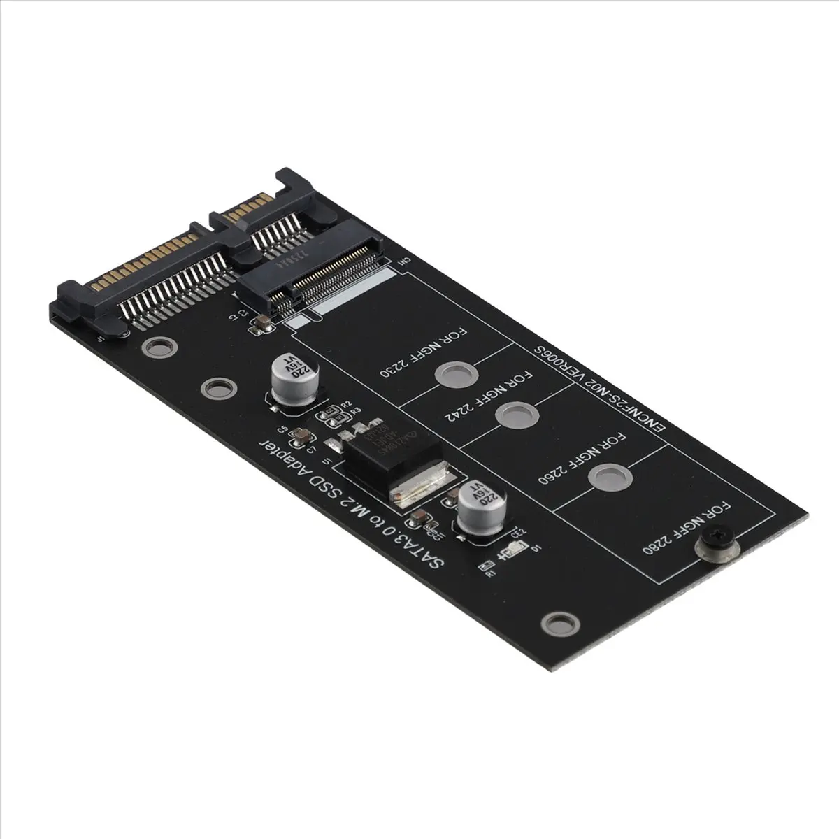 a86g new M2 NGFF SSD to SATA 3.0 2.5&Rdquo, M.2 SSD Adapter Converter Riser Card for PC Laptop Add on Card Up to 6Gps