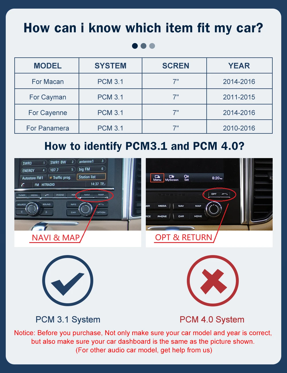 Road Top Kabelloses CarPlay für Porsche Macan Cayman Cayenne Panamera PCM3.1 Android Auto Mirror Link AirPlay Auto-Zubehör – Detail 4