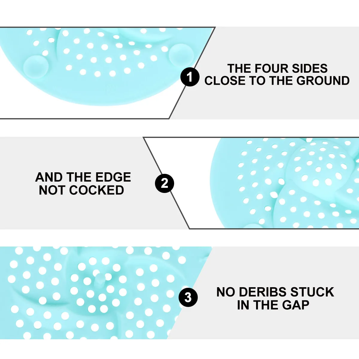 

2Pcs Premium Silicone Sink Plug Non Slip Drain Cover Easy Remove No Leak Ideal for Kitchen Laundry Bathtub Stopper Accessory