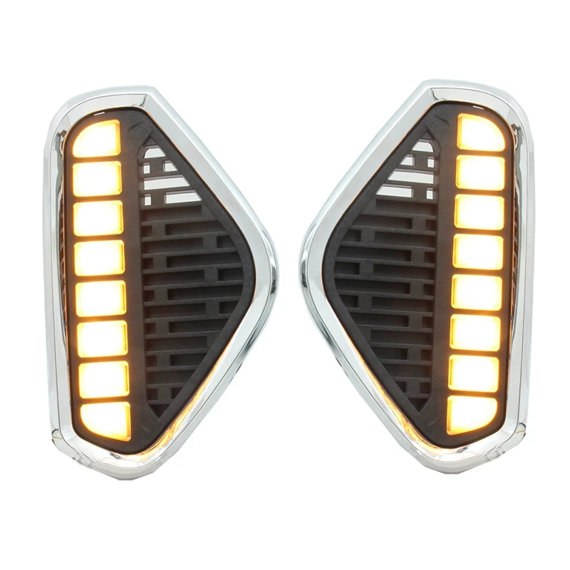 LED Daytime Running Lights Streaming Turning Lights 3-Color Lights Car Supplies Accessories Component