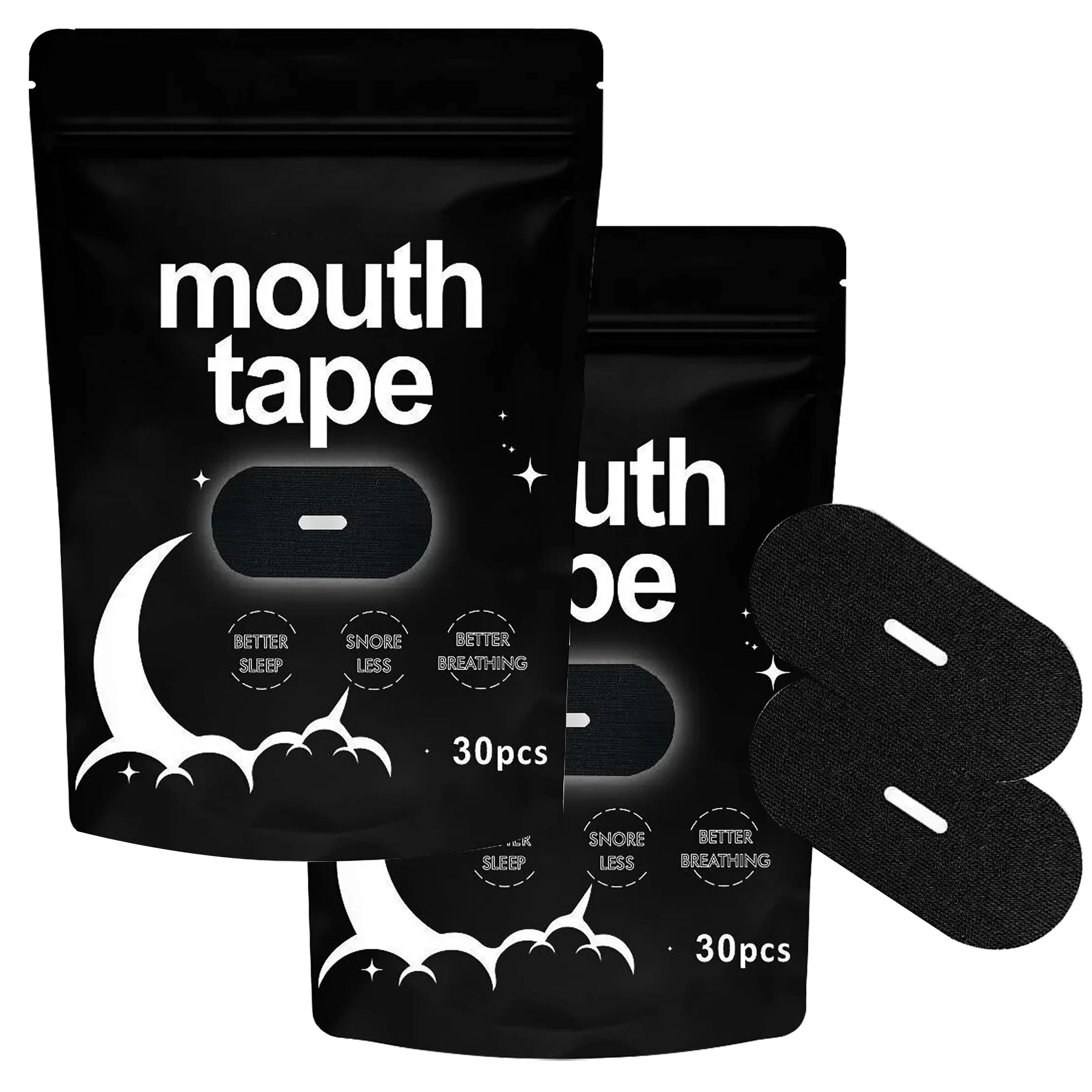 

60/90Pcs Breathable Mouth Tape 30/60/90pcs Anti Snoring Sleep Strips Adhesive Tape Sleep Accessories for Improving Sleep