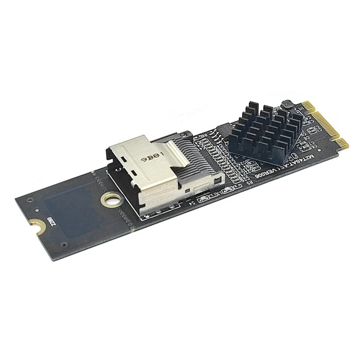 M.2 NVME to SFF-8087 SATA3.0 Expansion Card Mini-SAS/SATA Hard Disk Adapter Card 36PIN