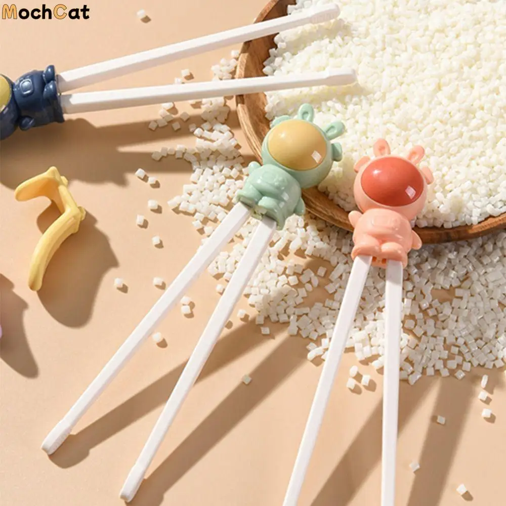 

Cute Rabbit Food Grade Reusable Cartoon Children Tableware Kids Learning Chopsticks Eating Training Tools Baby Practice Helper