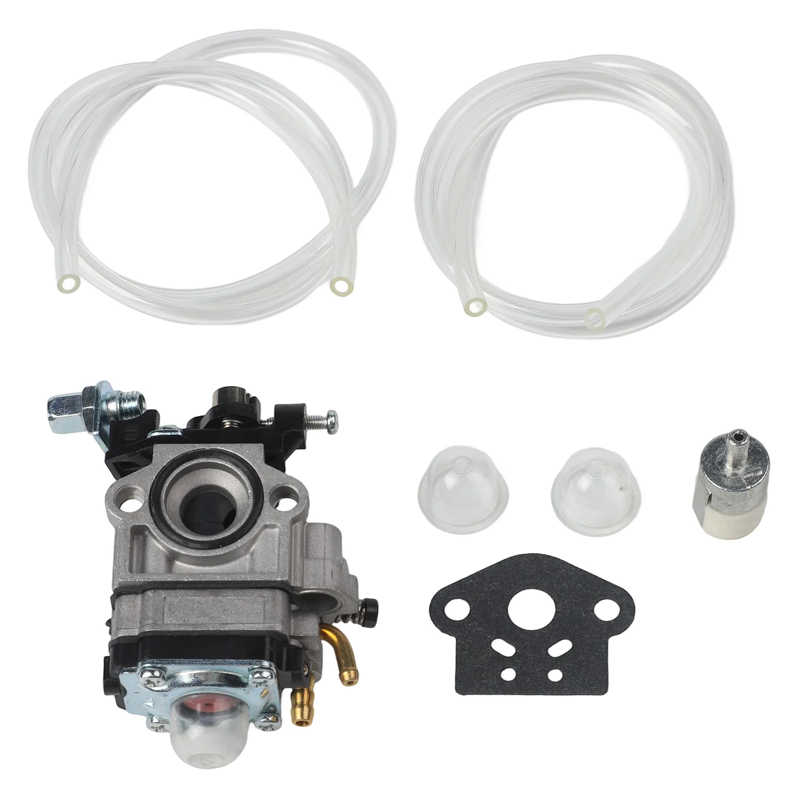 Silver Carburetor Compatible With RBC2510 Complete Package With Gaskets Comprehensive Installation Kit For EM2500U For PTR2500