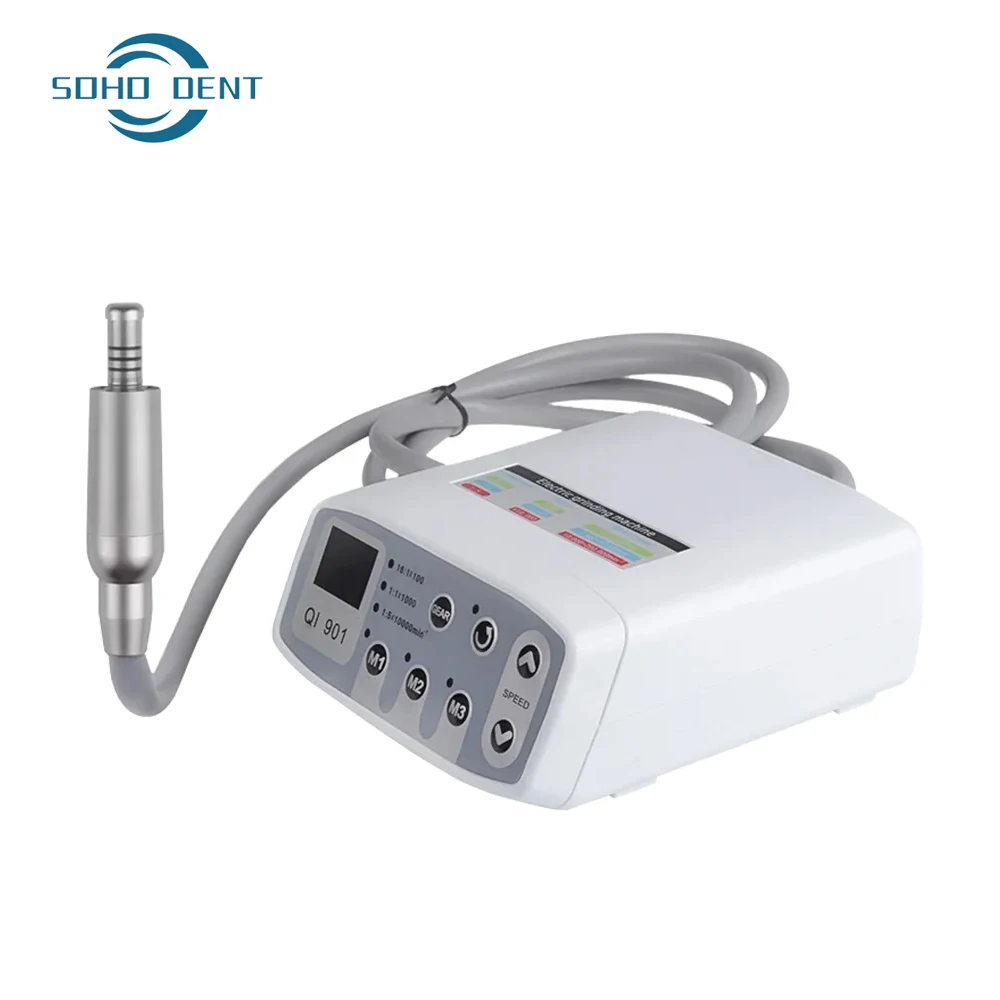 Dental Electric Brushless Micromotor Led Electric Micromotor Work with 1:5 1:1 16:1 Led Contra Angle Dentist Low Speed Handpiece