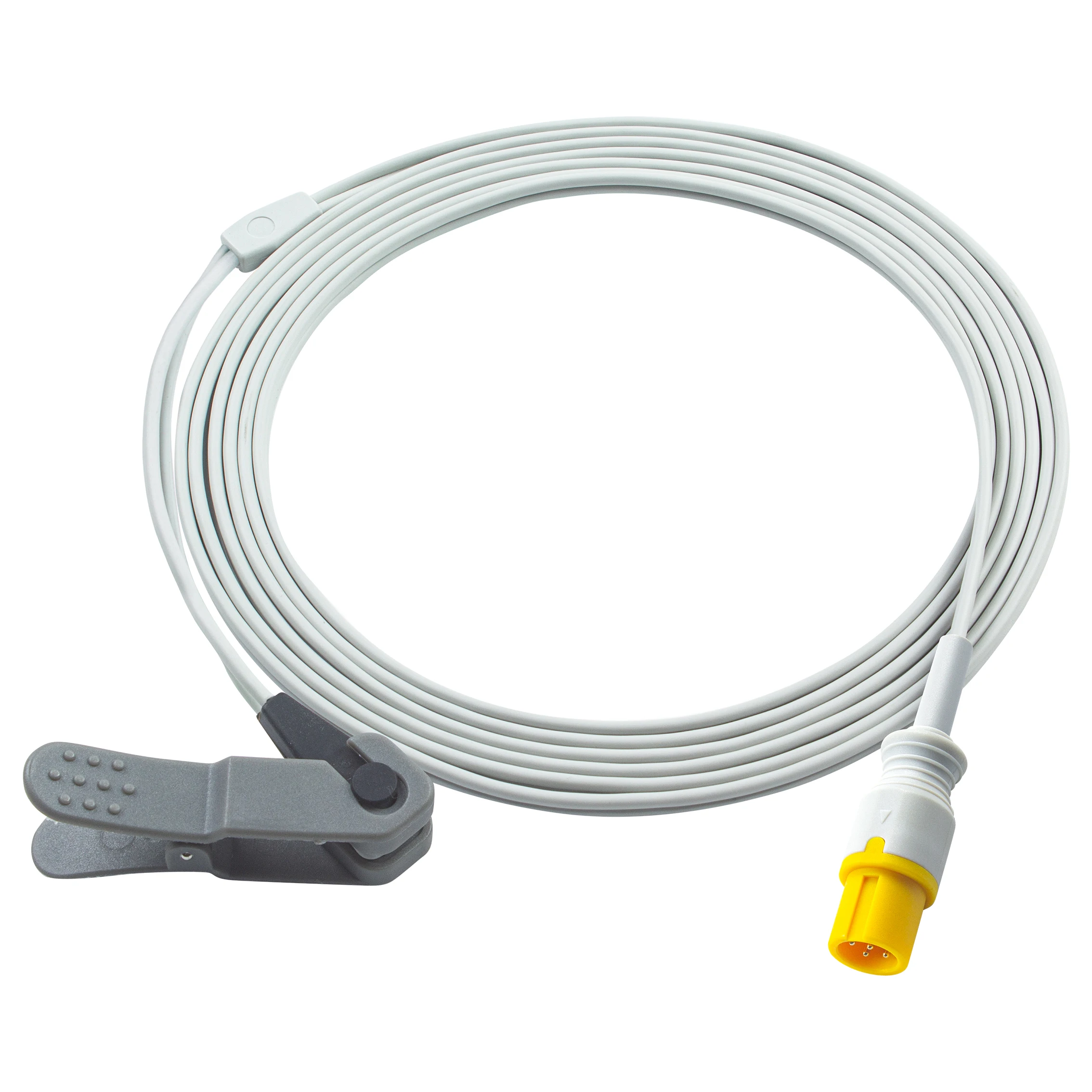 6Pin Veterinary Ear Clip SpO2 Sensor, 3.0M Cable, Fits CMS7000 CMS8000 CMS6500