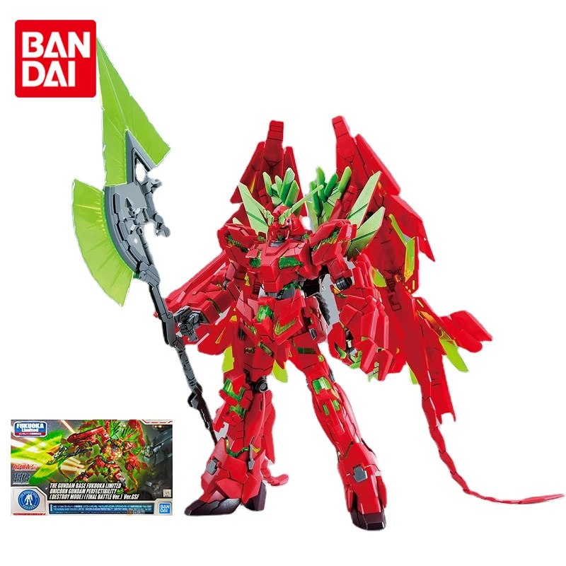

Bandai Gundam Model Kit Figure HG Unicorn Gundam Perfectibility Destroy Mode Final Battle Action Toy Figure Toys for Children