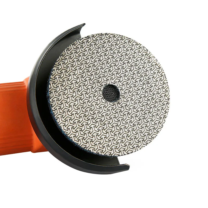 Electroplated Diamond Sanding Disc Angle Grinder Polishing Pad for Glass Granite Marble Tile Slab Burr Grinding and Polishing