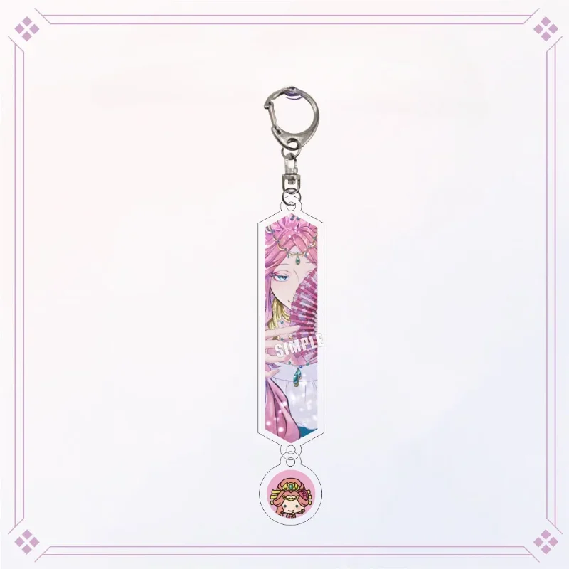 Maomao Popular Anime Peripheral Sandwich Acrylic Keychain School Bag Pendant Anime Keychain Collection Comic Exhibition Gifts