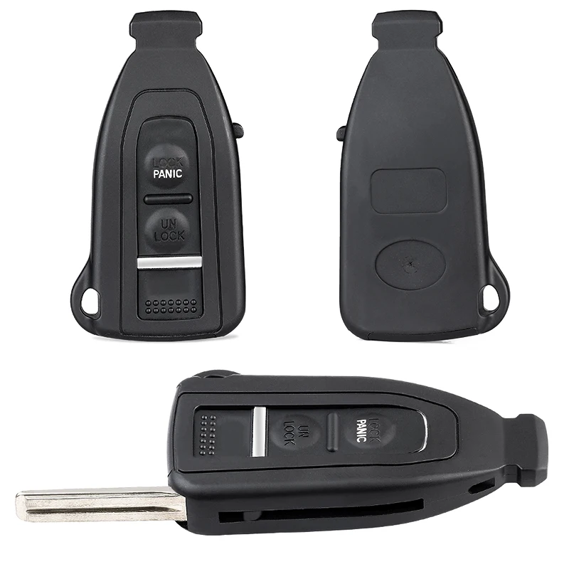 KEYECU  for Lexus LS430 2003 2004 2005 2006 FCC ID: HYQ12BZE 2 / 3 Buttons Replacement Remote Key Shell Case Fob