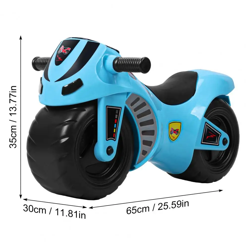 Toddler Motorcycle Retro-Style Toddler Balance Car Ride On Car Balance Bike for Kids Balance Coordination Training