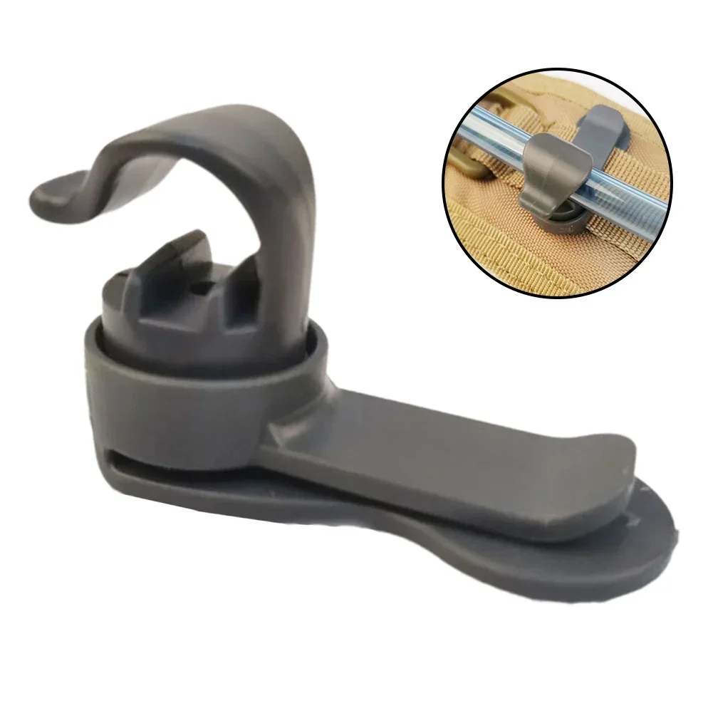 

1pc Camping Water Bladder Clip Hiking Backpack Hanger Magnetic Drinking Tube Water Bladder Clip Hose Holder Camping Supplies
