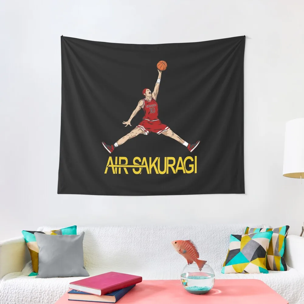 Air Sakuragi Slam Dunk Anime Creative Design Tapestry Bedroom Decor Christmas Decoration Tapestry