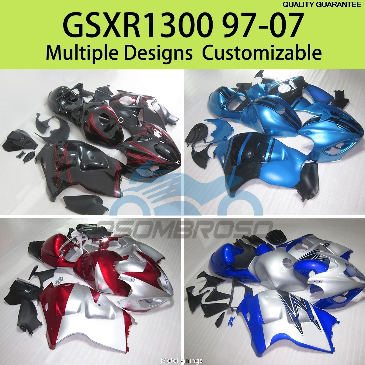 

Обтекатели для мотоциклов SUZUKI GSXR 1300 97-07, гоночные детали кузова, обтекатели GSXR1300 1997-2007