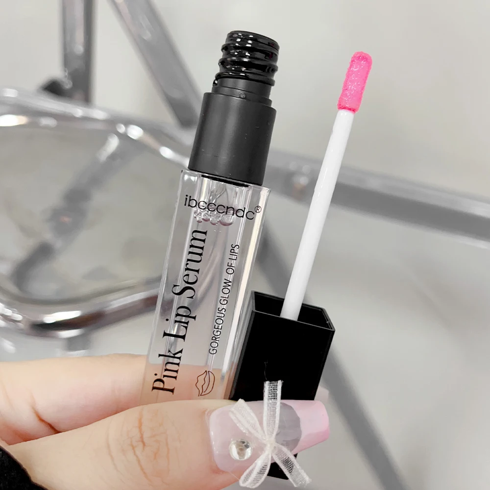 Glassy Natural Color Changing Espelho Lip Oil, Rosa Hidratante Lip Gloss, Reduzir Lip Lines, Geléia Plump, Lábios Cuidados, Maquiagem Cosméticos