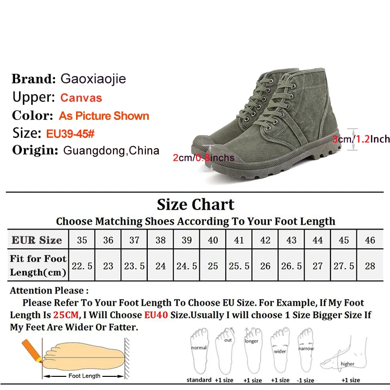 High Top Canvas Shoes Men Anti Slip Casual Shoes 2024 Leisure Sneaker Man Fashion Breathable Lace-up Athletic Zapatos De Hombre