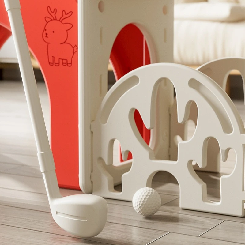 安全ベビー滑り台おもちゃ 室内プラスチック製子供用滑り台 多機能家庭用子供用滑り台 幼児用家庭用ゲーム クライミング滑り台