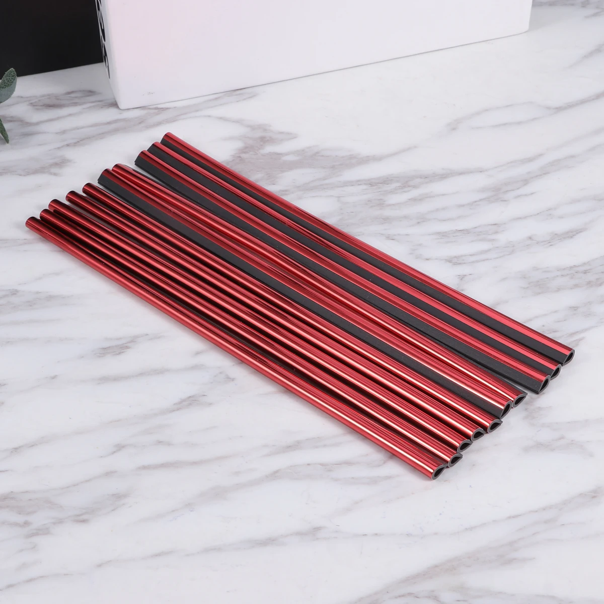 

10pcs Car Air Conditioner Strip Decorative Vents PVC Material Durable Flexible Car Outlet Strip Auto Wind Vent Use