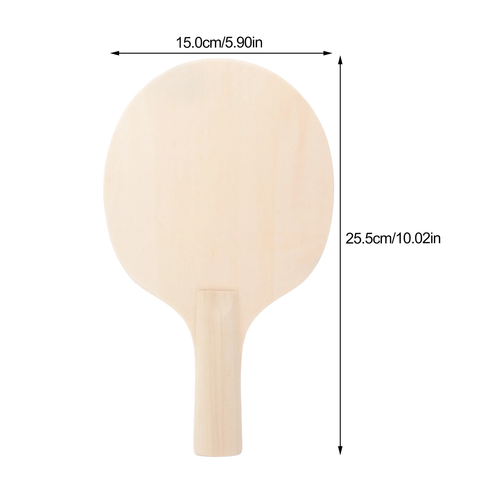 2 Pcs Toys Tennis Ball DIY Table Racket Device Exercising Puzzle Unfinished Light Brown Paddle Training Child Parent-child