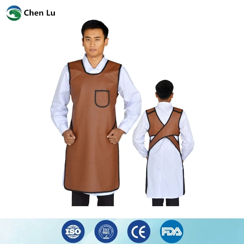 X-Ray Gamma Ray Protective 0.35/0.5mm Pb Lead Apron Dental Clinic Patients Applicable Ionizing Radiation Protection Lead Clothes