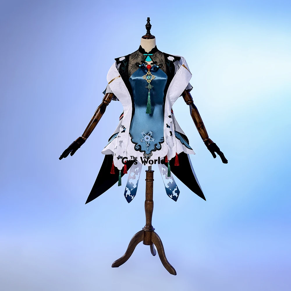Miku Jasmine Chinoiserie Cheongsam Outfits Anime Cosplay Costumes image 2