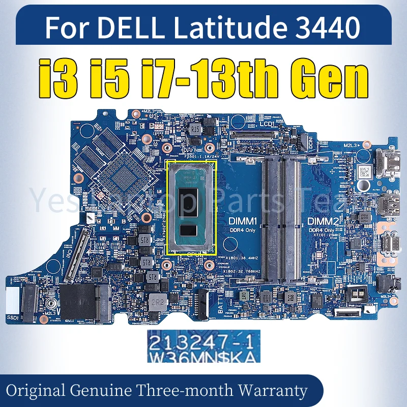 213247-1: Placa base compatible para Dell Latitude 3440 con procesadores Intel de 12ª y 13ª generación – Evaluación técnica y recomendación real