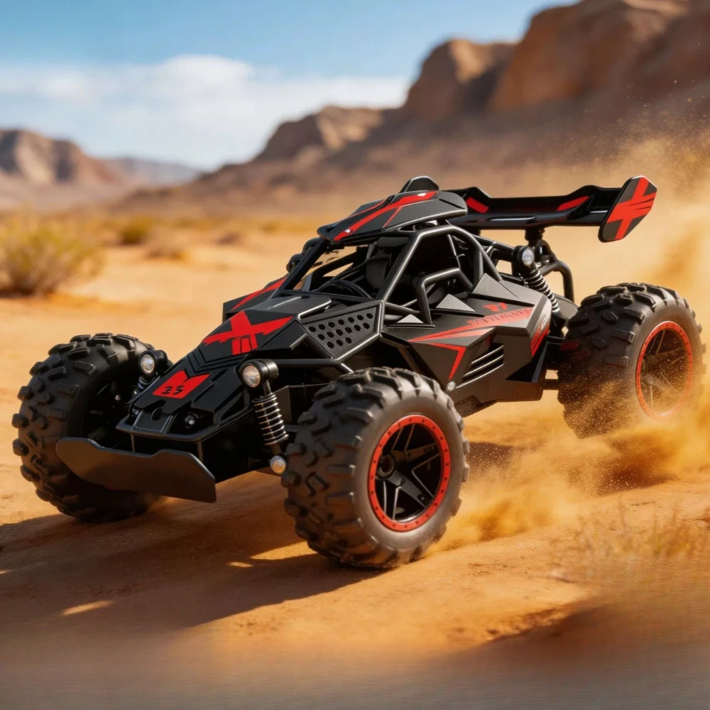New RC Remote Control Car Drop-resistant and Crash-resistant High-speed Off-road Vehicle Electric Toy Model Car Gift Set