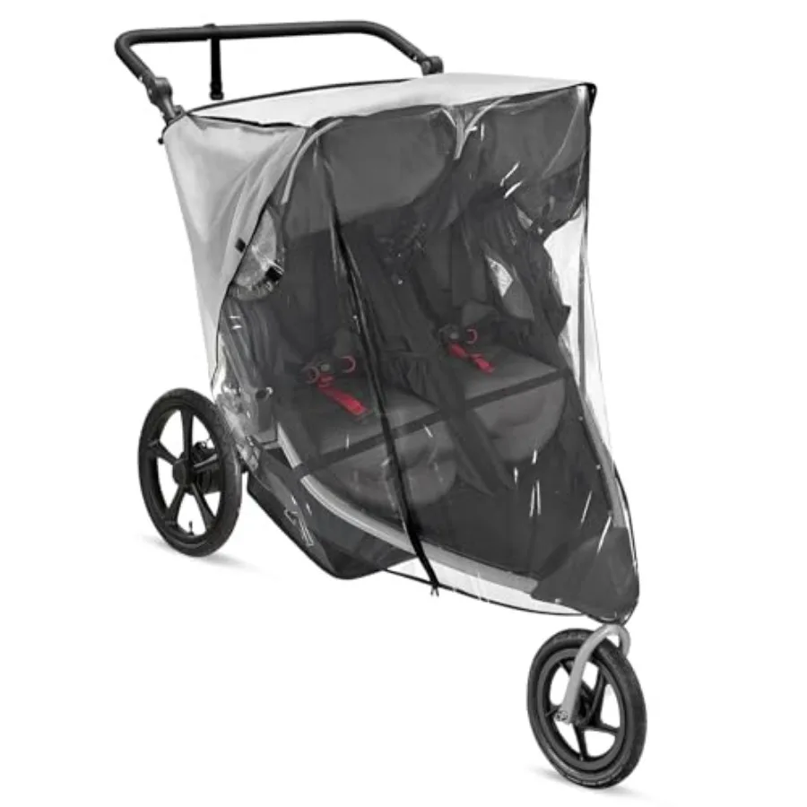 

Stroller Rain Cover Compatible with BOB Gear Duallie Strollers, Weatherproof, Protect from Rain Sun Dust (Jogger not Included )